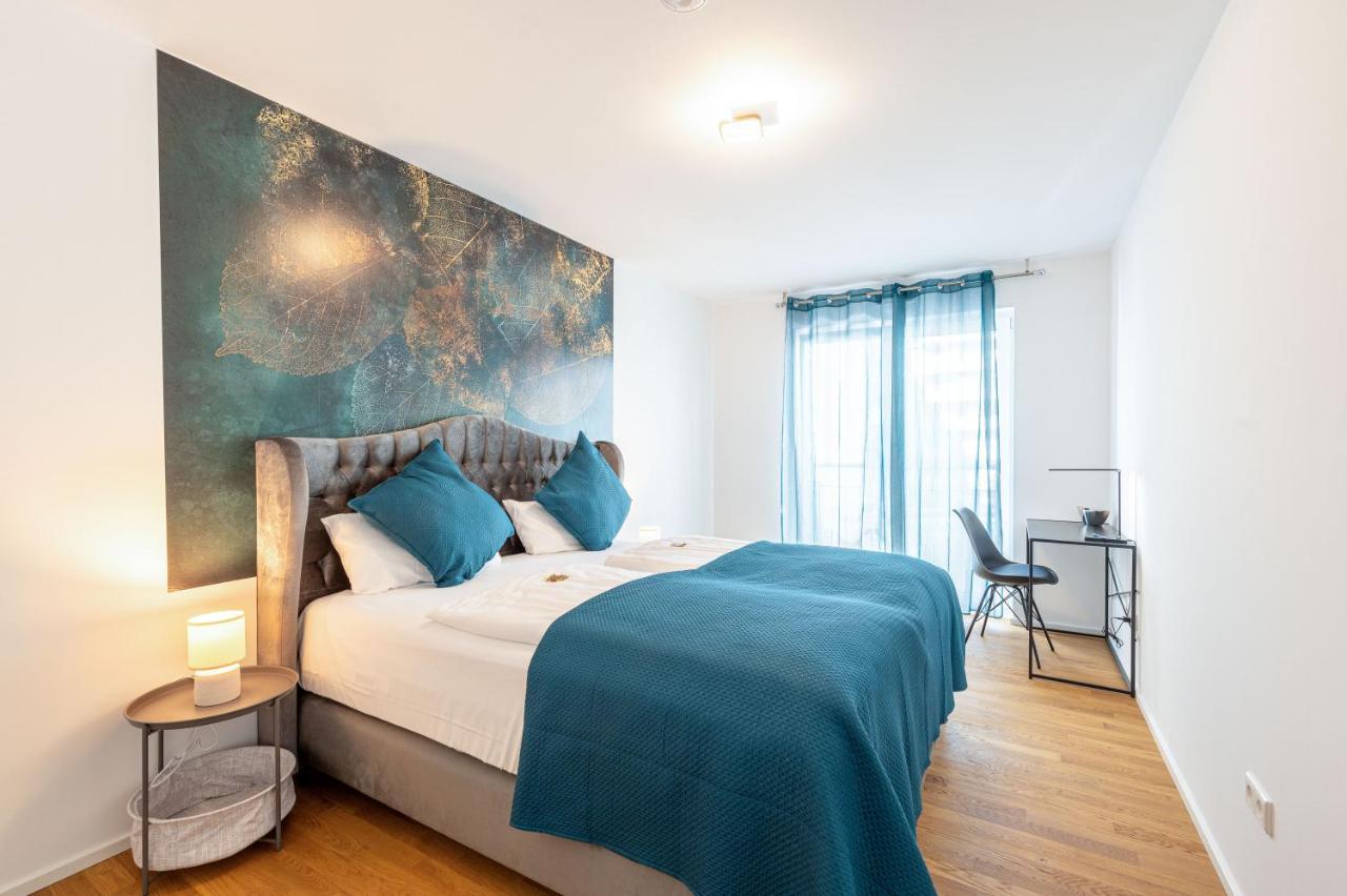 莱茵河畔路德维希港Lit Living: Luxus - Box Spring - Parking - Terrace公寓 外观 照片