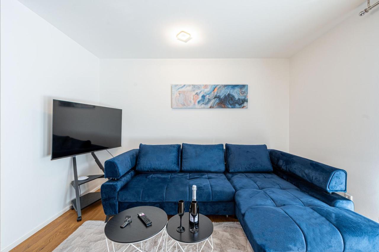 莱茵河畔路德维希港Lit Living: Luxus - Box Spring - Parking - Terrace公寓 外观 照片