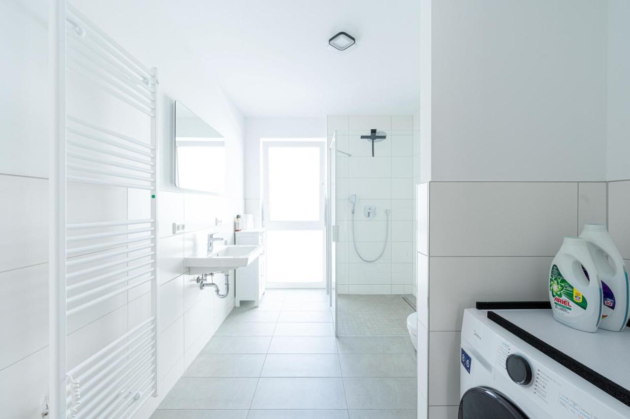 莱茵河畔路德维希港Lit Living: Luxus - Box Spring - Parking - Terrace公寓 外观 照片