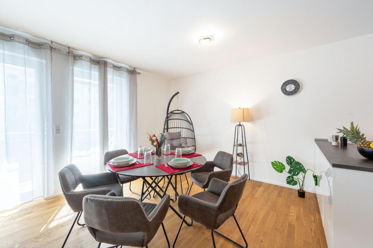 莱茵河畔路德维希港Lit Living: Luxus - Box Spring - Parking - Terrace公寓 外观 照片