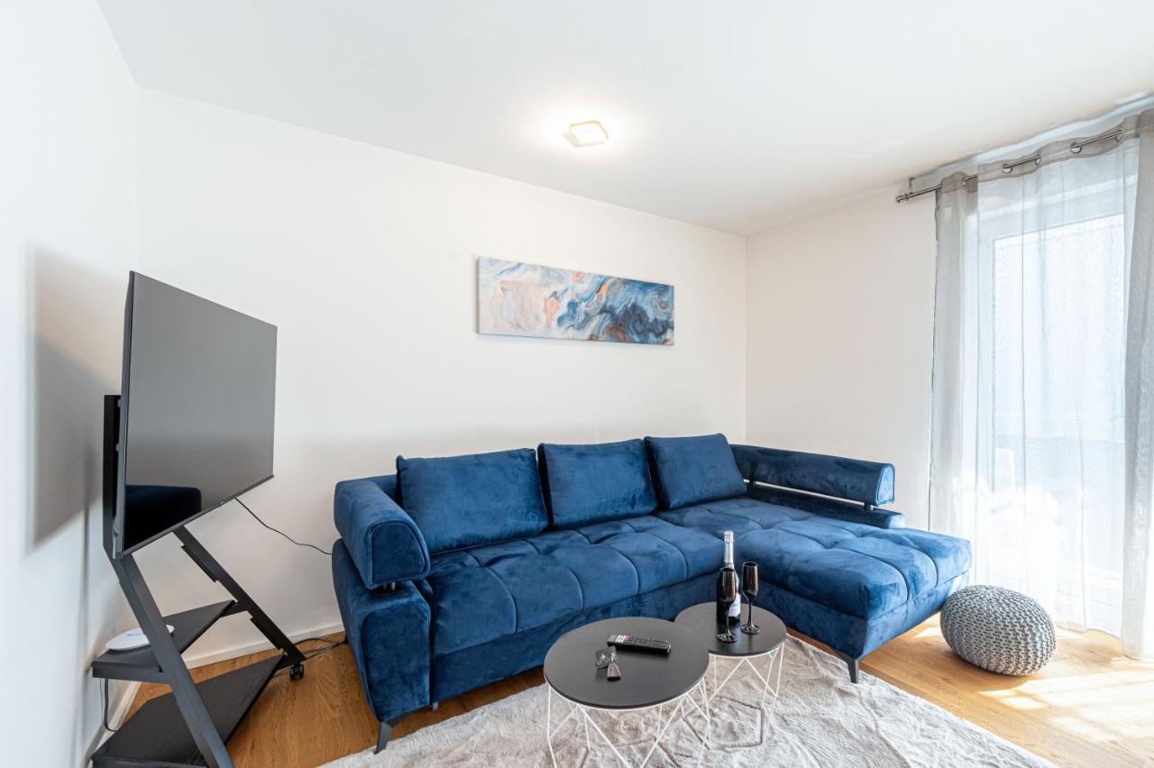 莱茵河畔路德维希港Lit Living: Luxus - Box Spring - Parking - Terrace公寓 外观 照片