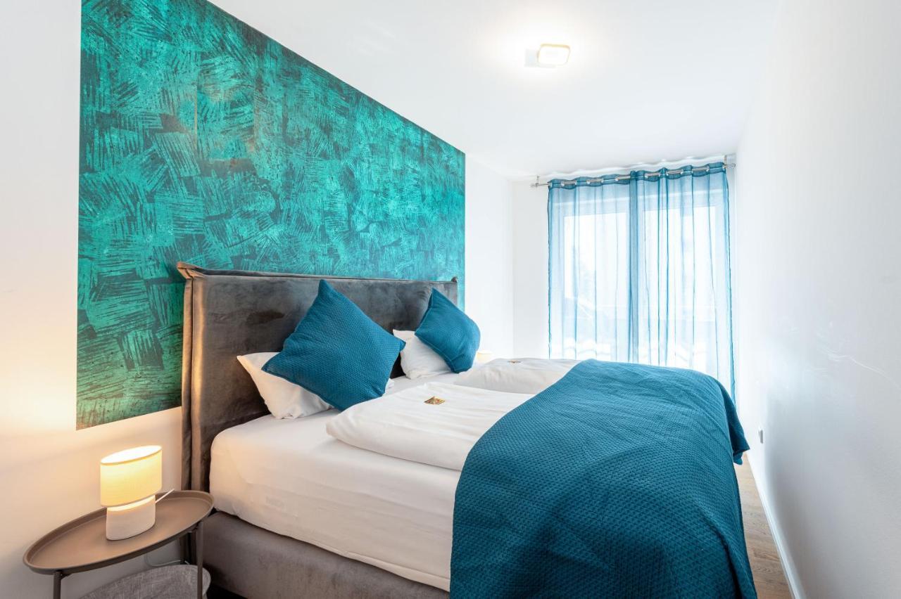 莱茵河畔路德维希港Lit Living: Luxus - Box Spring - Parking - Terrace公寓 客房 照片